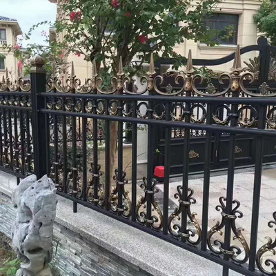 欧式仿木铝护栏