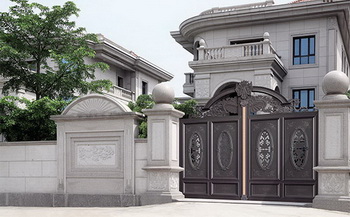 厂家加工铝合金非标大门